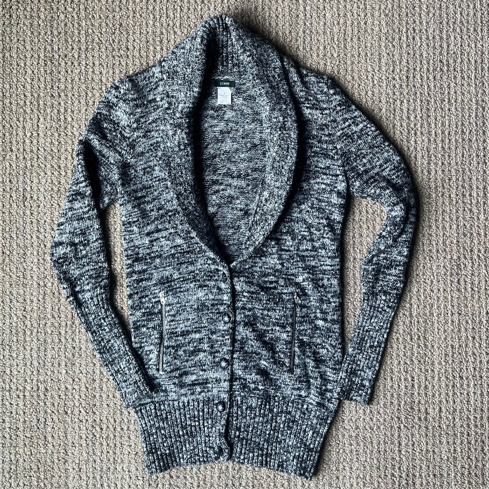 J. Crew wool cardigan sweater size S